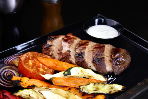 Grilled pork tenderloin