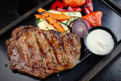 Rib-eye steak