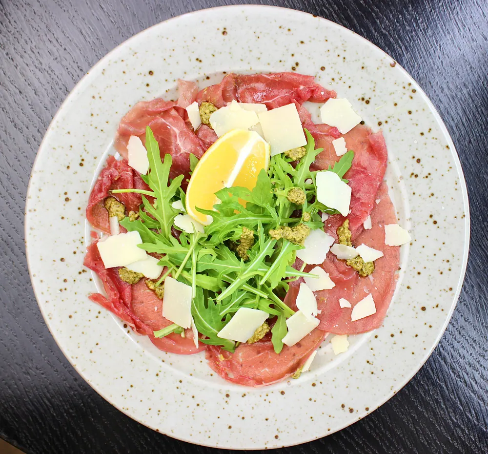Beef carpaccio