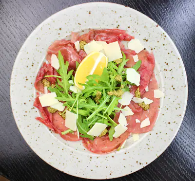 Beef carpaccio