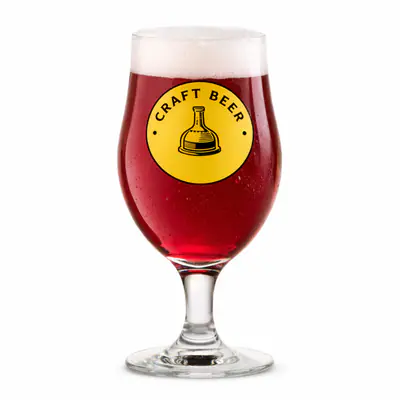 Sour cherry craft beer