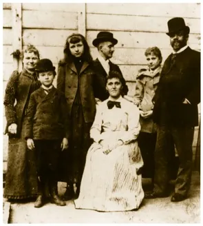 Dvořák with his family and friends in New York, 1893