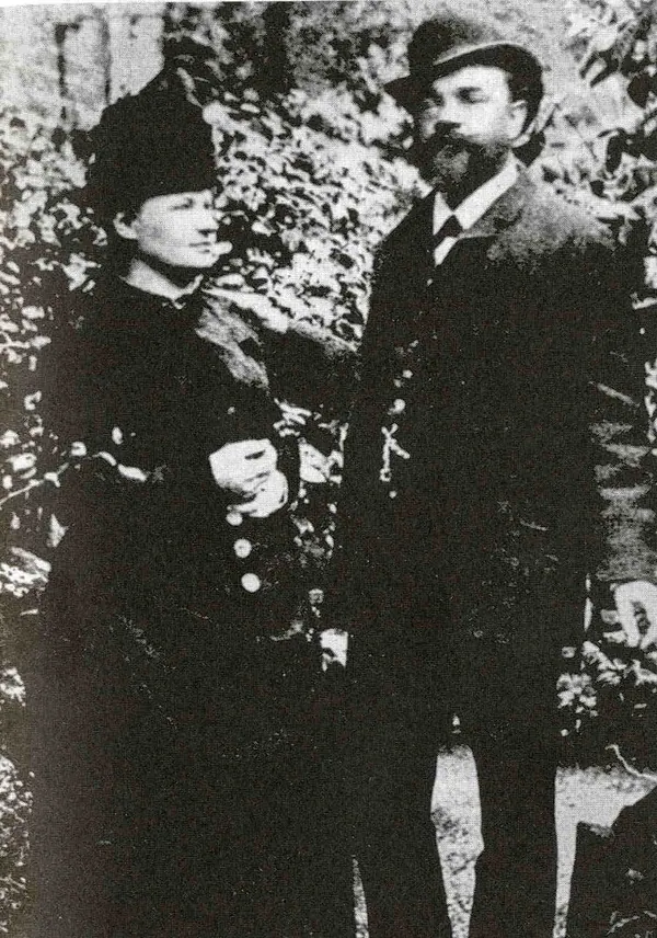 Antonín and Anna Dvořák in London, 1886